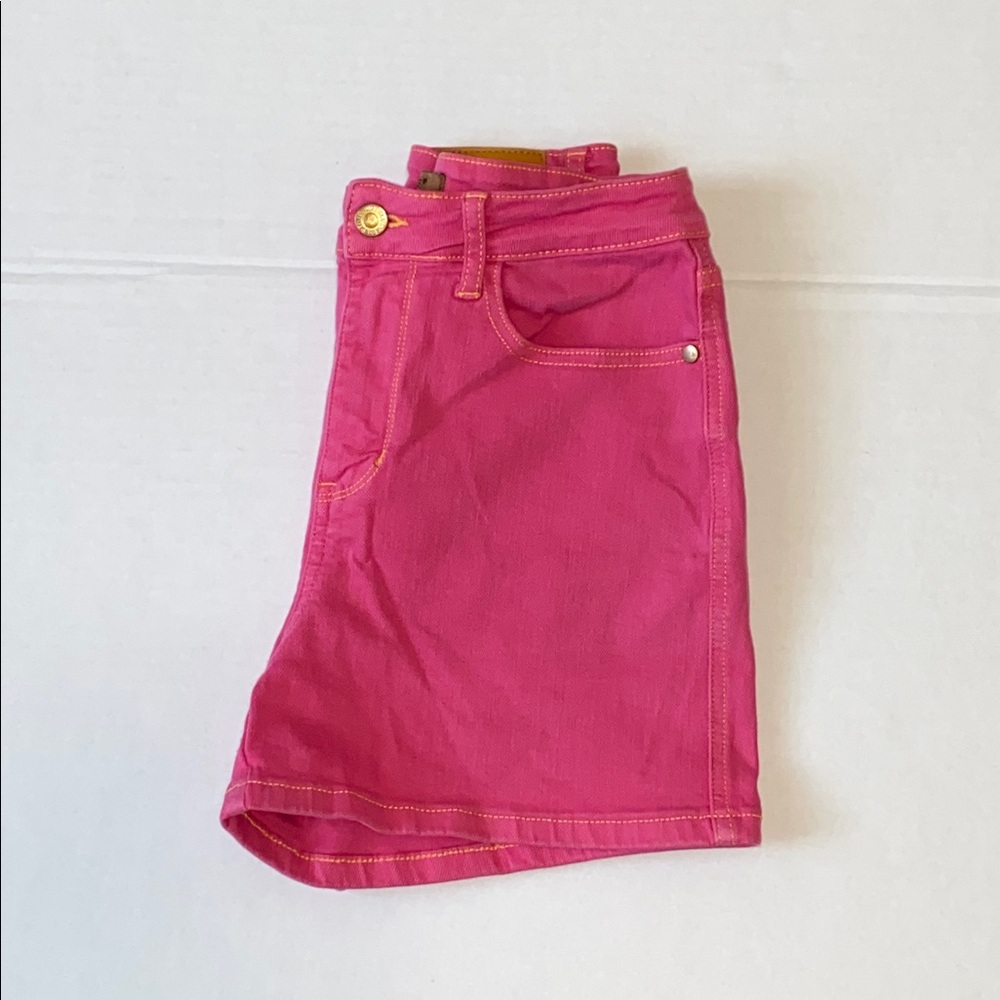 Judy Blue Aurora Pink High Waist Shorts - Picture 10 of 10